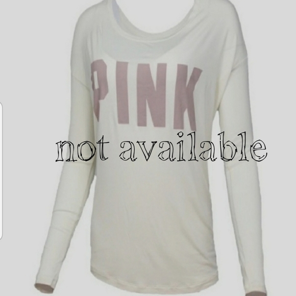 PINK Victoria's Secret Tops - Victoria's  Secret PINK Long Sleeve Tee NWT
